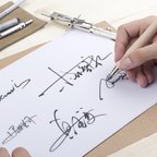 作品署名設計・手描きサインを作成します送料無料　受注制作