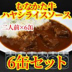 作品むなかた牛ハヤシライスソース　6缶セット