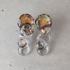 作品 つれづれ　/　金沢箔 ピアス イヤリング