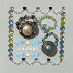 作品Twinkle Ring  aqua blue