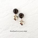 作品ドットblack×heartピアス(イヤリング)