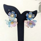 作品②　桜　サクラ　入学式　キッズ　アクセサリー　イヤリング　ピアス