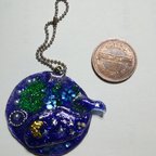 作品地球とクジラ☆キーホルダー☆