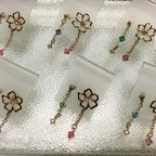 作品桜の春色ピアス