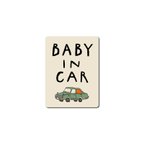 作品BABY IN CAR 耐水ステッカー