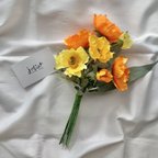 作品Poppy bouquet／ ブーケ　ギフト　インテリア造花　結婚祝い　誕生日プレゼント　引っ越し祝い　出産祝い　母の日