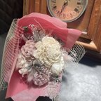 作品preserved flower bouquet    母の日　お誕生日　プレゼント　プリザーブドフラワー　入学祝い　花束　ブーケ