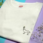 作品夏を爽やかに🐺(左胸)Tシャツ親子夫婦ペア・リンクコーデ ⭐️ベビー/キッズ/大人