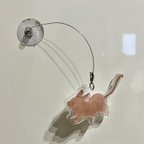 作品デグーのアクリルスイングチャーム