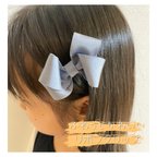 作品《カラー全9色》ふんわりリボン♡かわいいヘアクリップ　ベビー、キッズにぴったり♪ ▶︎送料無料◀︎ 