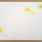 作品tatting lace card-mimosa