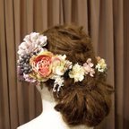 作品＊antique＊ pink purple mauve headdress