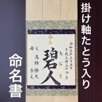 作品【色紙】命名書 代筆いたします。⭐️掛け軸たとう入り⭐️