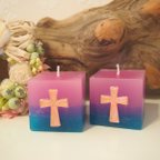 作品 CROSS CUBE CANDLE