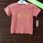 作品LOVE babyTシャツ 90