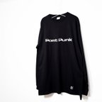 作品ポスト・パンクのマニアックな音楽系Ｔシャツ ロンT 【ブラック】 長袖クルーネック リブ袖 ビッグサイズもあり