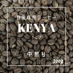 作品[送料無料] コーヒー豆 自家焙煎 ケニア 200g
