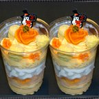 作品北海道栗かぼちゃ　お野菜スイーツパフェ（2個セット）ハロウィンVer.☆