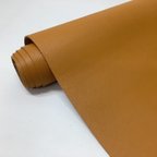 作品牛革　キャメル　D 　100㎝×40㎝（40デシ）本革　レザークラフト　革　レザー　leathercraft　ハンドメイド　手作り　素材　生地　