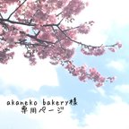 作品akaneko bakery様専用ページ