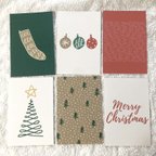作品ポストカード　クリスマスカード　クリスマス　北欧　韓国