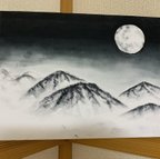 作品静かな夜月