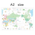 作品【A2】世界地図ポスター
