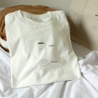 作品◎再入荷◎コーヒーとドーナツのTシャツ