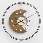 作品Mandelda 北欧 芸術 掛け時計 アイデア時時計壁 シンプル