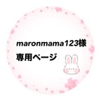 作品maronmama123様 専用ページ🐰