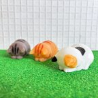 作品「ごめん寝！」猫のキャンドル