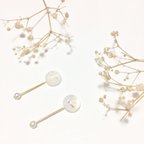 作品whitesnow♡イヤリング・ピアス