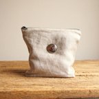 作品Mini Pouch【Linen】