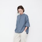 作品Vertical shirts / blue
