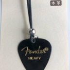 作品Fender ピック ネックレス （本革使用）