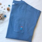 作品クリームソーダ　刺繍Tシャツ