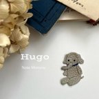 作品ゾウのユーゴ（Hugo）くん /刺繍アイロンワッペン