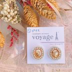 作品▶︎ ビーズ刺繍 アクセサリー ( ピアス )