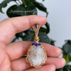 作品Japanese quartz necklace国産水晶クラスター　ネックレス