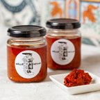 作品🌶ハリッサ（Harissa）100g瓶　唐辛子、にんにく、オリーブオイルをベースに数種類のスパイスを加えペースト状にした辛い調味料