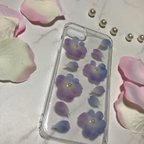 作品iPhone7.7s.8ケース お花 レジン ハンドメイド