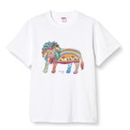 作品カラフルパターンアートＴシャツ『ライオン』 Lion