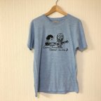 作品Mサイズ 新品 Good time Good music Tシャツ ＡＴブルー