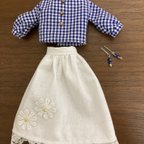 作品リカちゃん服　初夏の爽やかコーデ