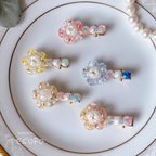 作品【キッズ❤︎ヘアクリップ／レジン】ドライフラワー　お花　