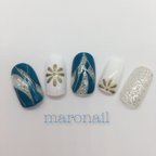 作品天然石ボタニカル✨ネイルチップ💅