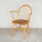 作品英国【ERCOL アーコール】エルム 6本スポーク フープバック アームチェア 139A /Windsor ウインザー /22E-1　2000017519005