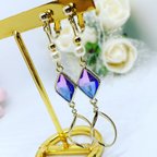 作品グラデーションが綺麗🌸イヤリング／ピアス