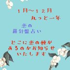 作品12ヶ月が導く恋の種占い