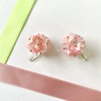 作品春を迎えるお花のピアス